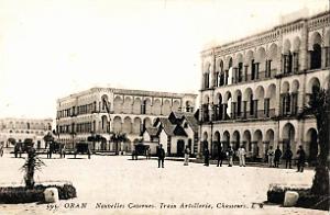 Oran - Casernes Train, Artillerie et Chasseurs - 1909